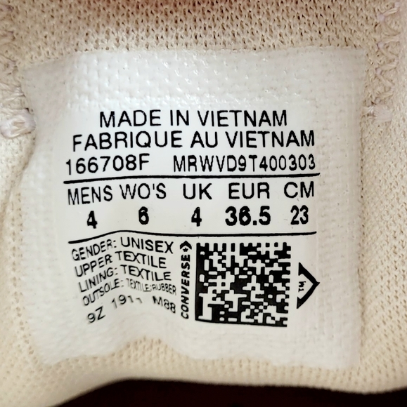 Converse CTAS OX Peony Pink/White/Black - Picture 6 of 12